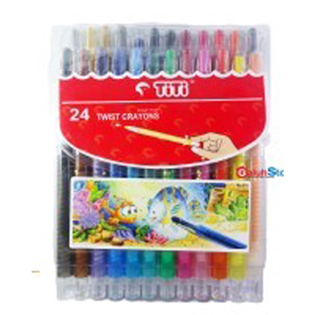 

Titi Crayon Oil Pastel Putar 24 Warna