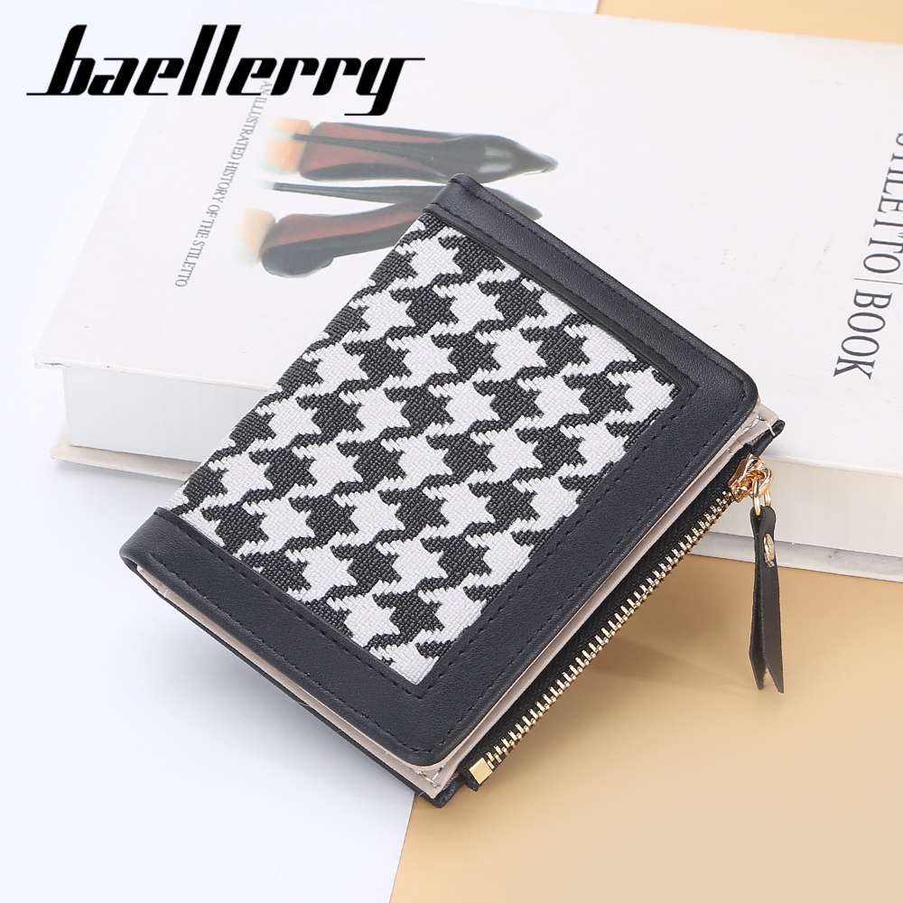 BAELLERRY N2375 Dompet Wanita Lipat Bahan Kulit PU Leather Premium WATCHKITE WKOS