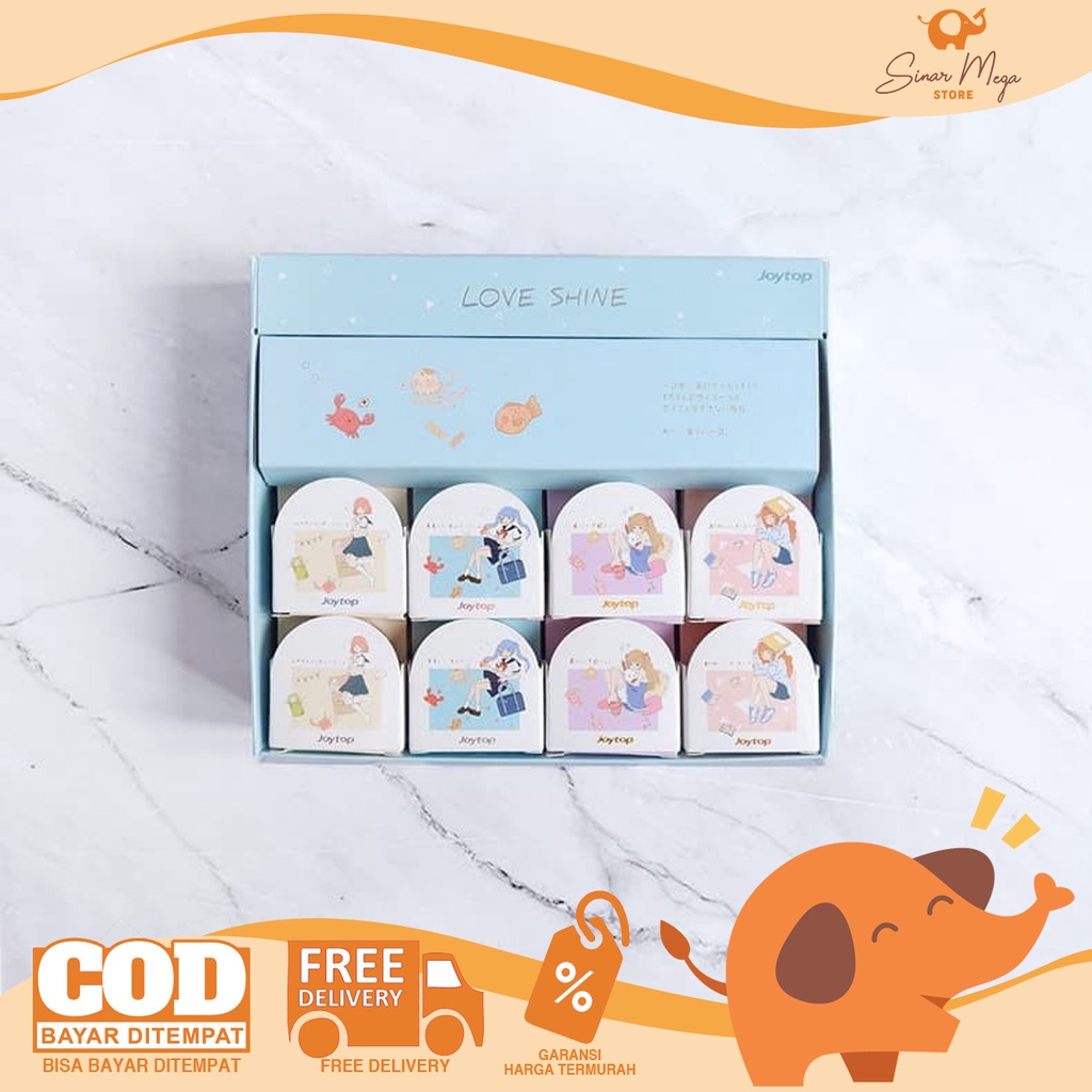 

Masking Tape Girl Love Shine 15mm / Isolasi Dekorasi Lucu Unik Murah