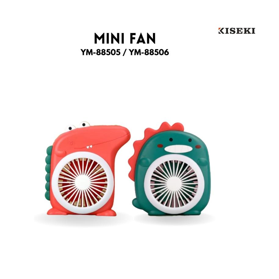 ✳ Kiseki Mini Fan Ym-/Ym- Kipas Angin Mini Model Karakter Rechargeable ✼
