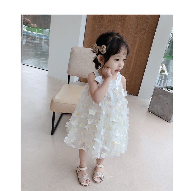 [eleypan.kids] Gaun Anak Putih IMPORT PREMIUM QUALITY White Dress Pesta Brokat Anak Perempuan Mewah Elegan Unik Impor