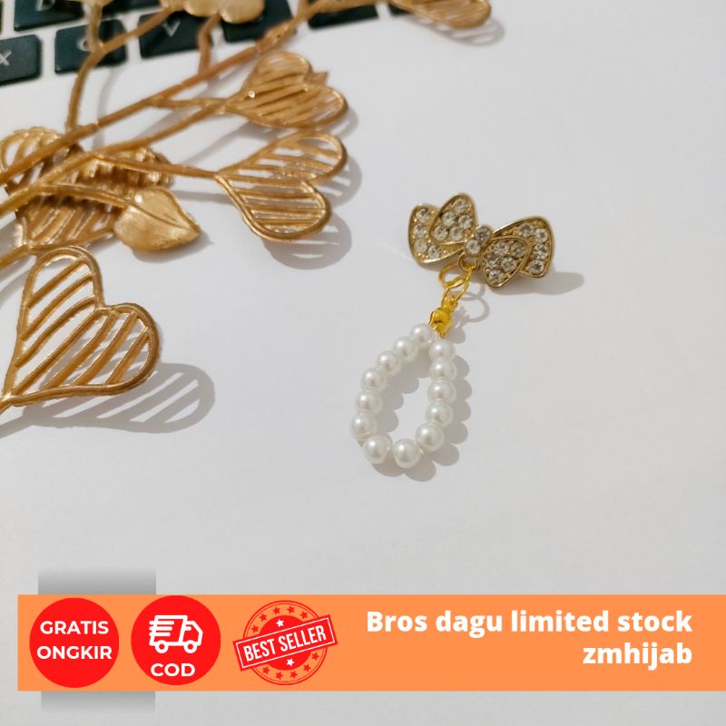 zmhijab - Bros Dagu - Bros hijab imut - Bros bunga simple kecil Souvernir Murah bloom series