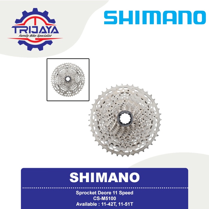Shimano Deore CS-M5100 Cassette Sprocket 11 Speed