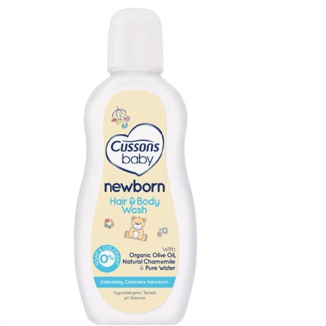 CUSSONS BABY HAIR&amp;BODY WASH NEW BORN 100ml