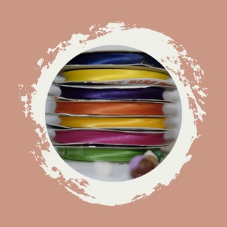 Bisban Satin/Bahan Satin/Bisban Satin Polos/Pita Satin/isi 36yard/Untuk Pinggiran Piyama | BERKAH KO