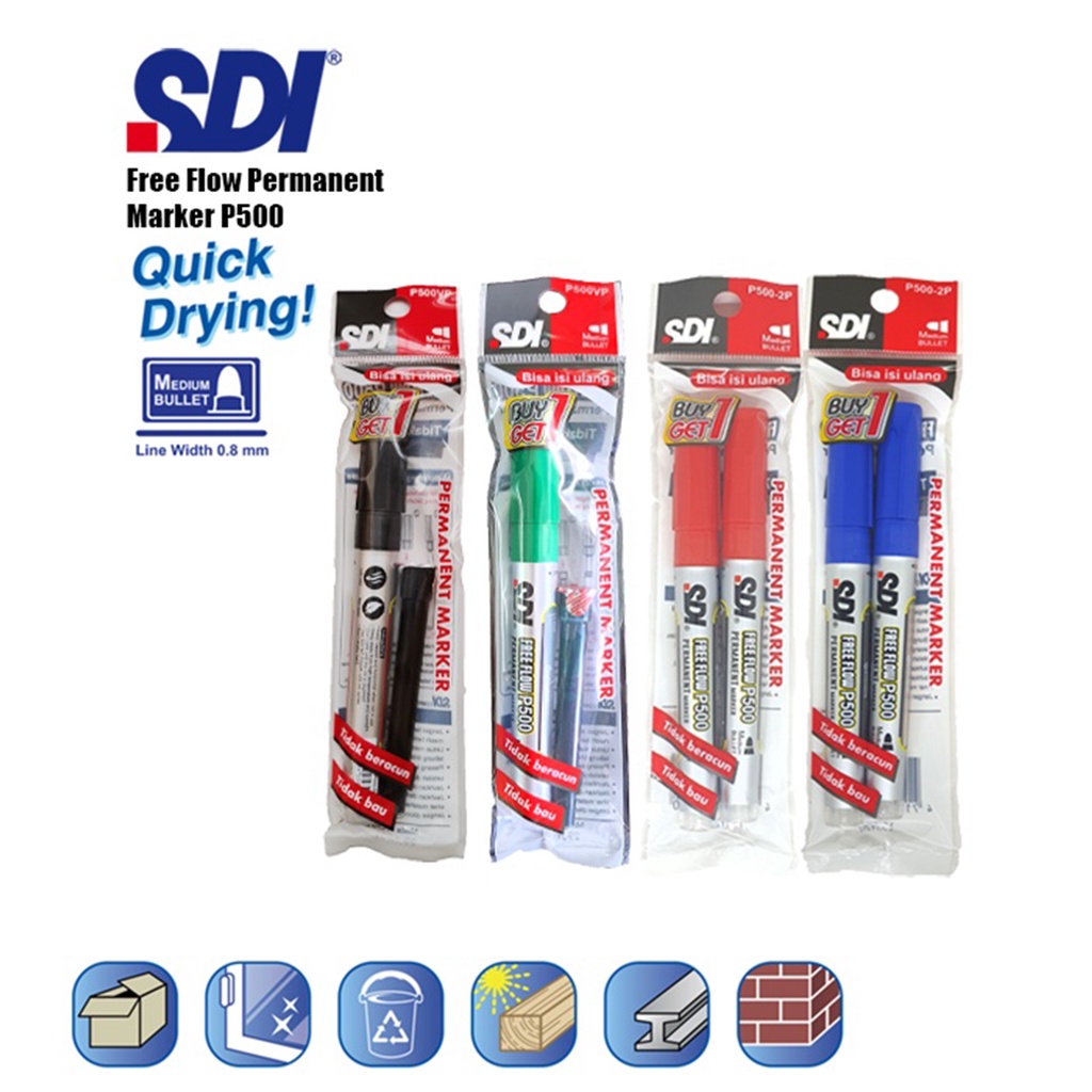 

SPIDOL PERMANEN SDI P500-2P (BUY 1 GET 1)