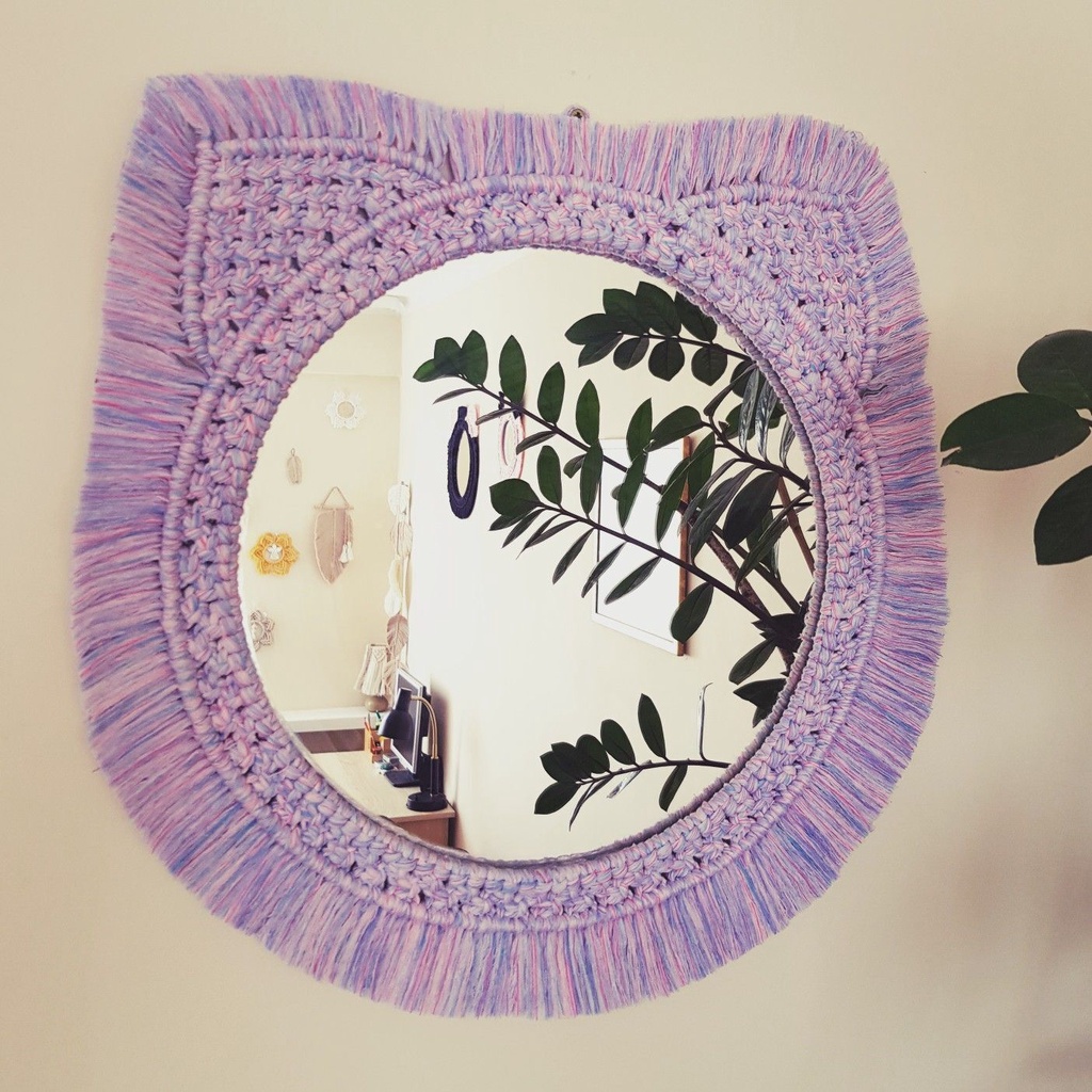 cermin kuping lucu hiasan dinding dekorasi ruangan kamar ruang tamu dekorasi gantung