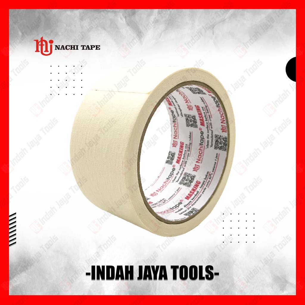 

NACHI Masking Tape 2 Inch - Lakban Kertas Perekat Selotip