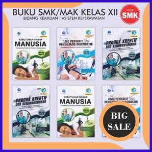 

tools Buku Asisten Keperawatan SMK kelas XII Kebutuhan Dasar Manusia Ilmu Penyakit Penunja
