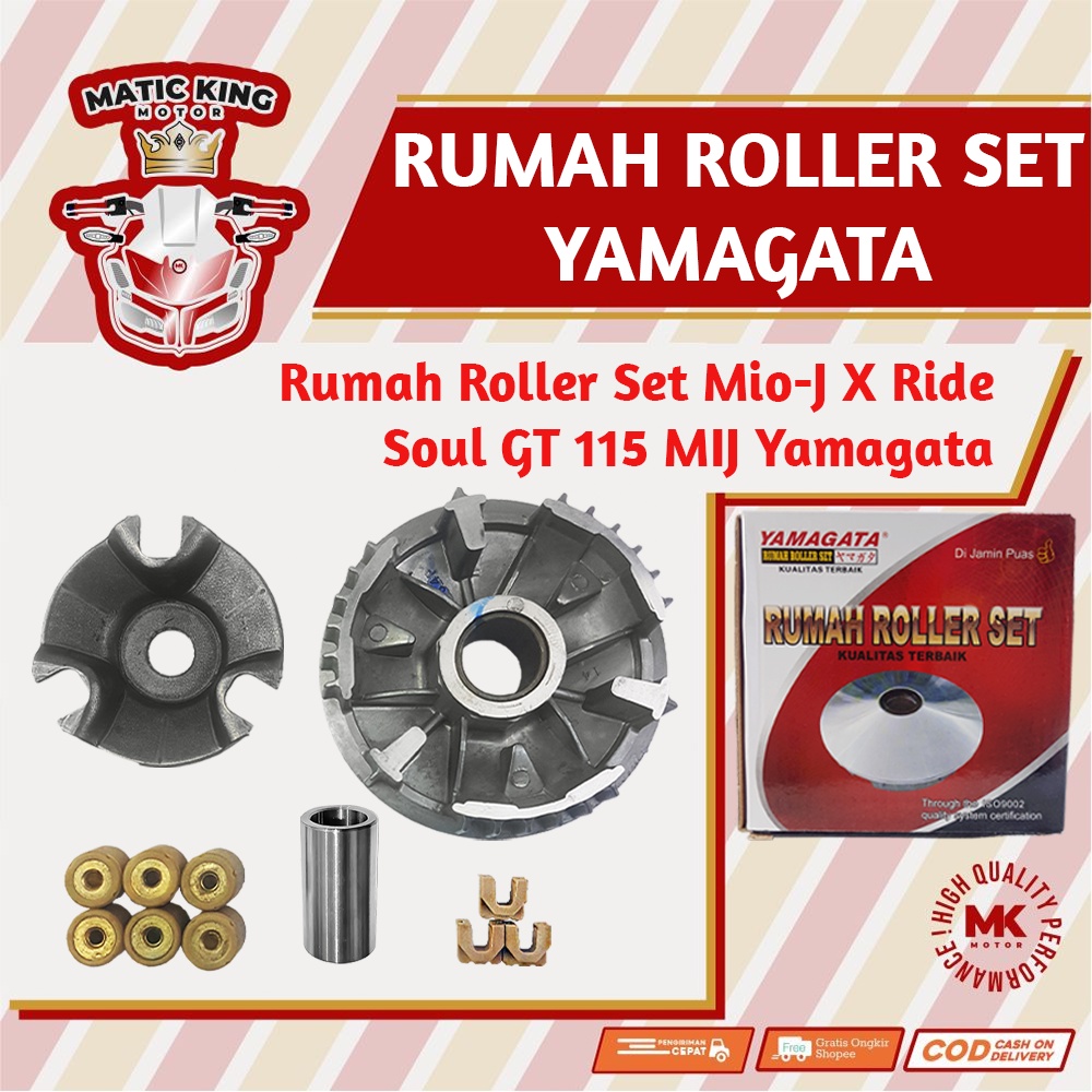 Rumah Roller Set Yamaha Mio J X ride Soul GT 115 cc Yamagata