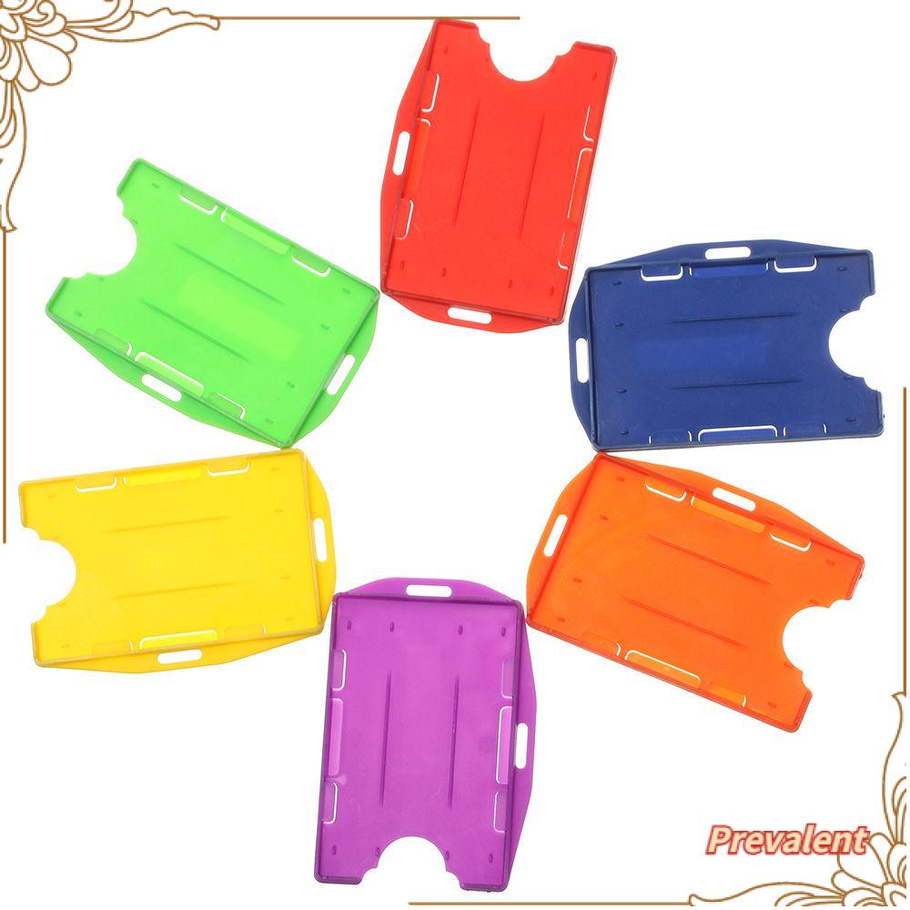 Preva 1pcs Work Card Holders New Portable Praktis ID Bisnis Case Pelindung Cover Multi use Badge Card Sleeve