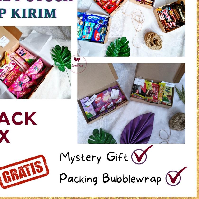 

♥ SNACK BOX (READY SIAP KIRIM) HADIAH ULTAH/WISUDA/ANNIVERSARY by ❄
