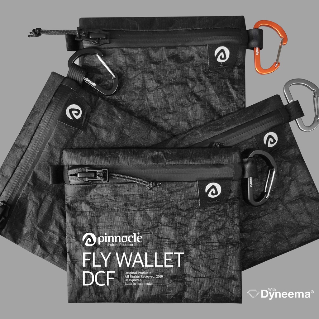 Pinnacle Fly Wallet Black - Dyneema ( DCF )