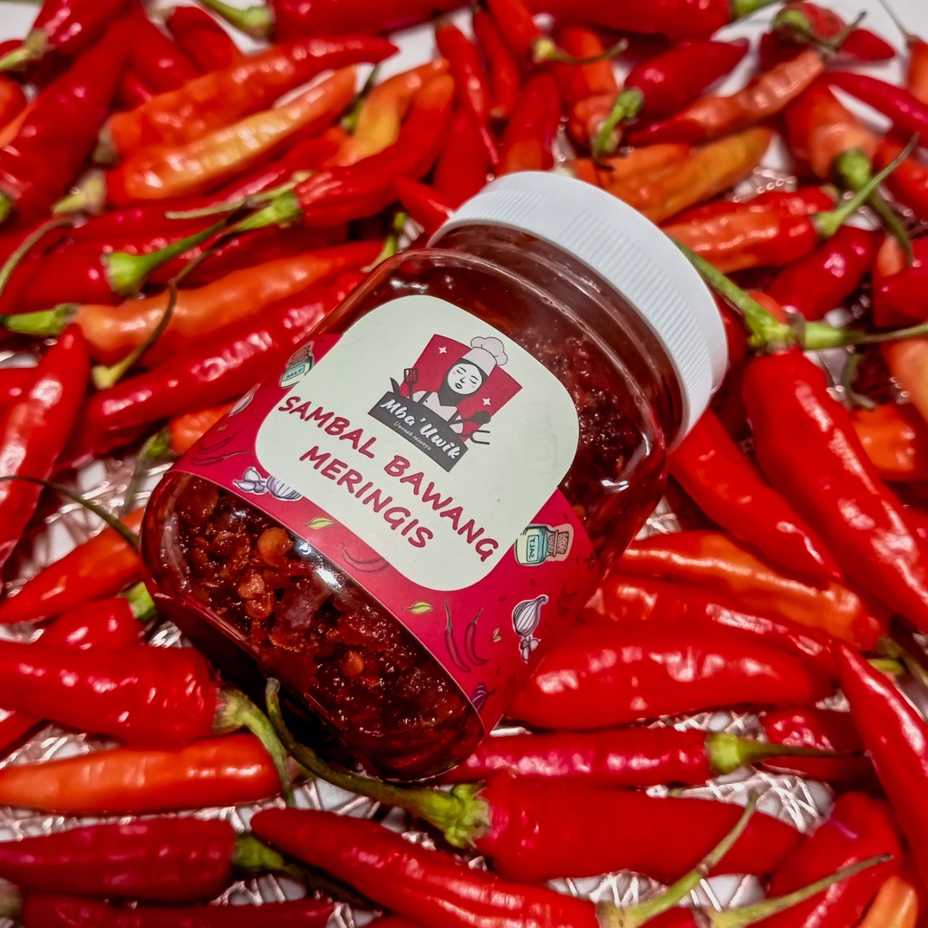 

SAMBAL BAWANG MERINGIS MBA'UWIK //SAMBAL PEDAS//SAMBAL ISI 200ml//SAMBAL SACHET 20gr//SAMBAL ENAK