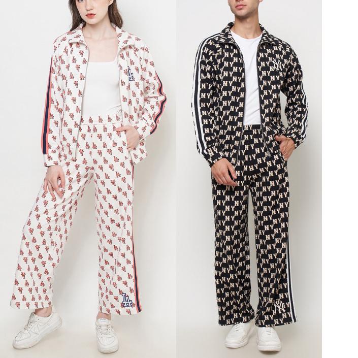 ❇ MLB SET - Monogram Logo Jacket & Straight Pant ◄