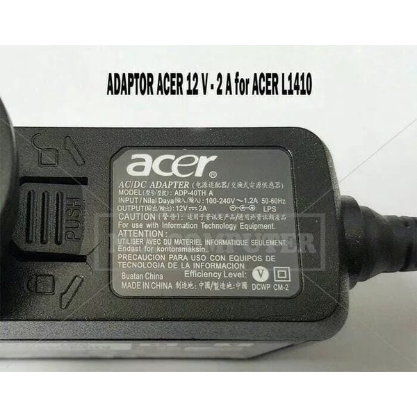 Charger Adaptor Acer One 14 L1410 12V-2A ORIGINAL