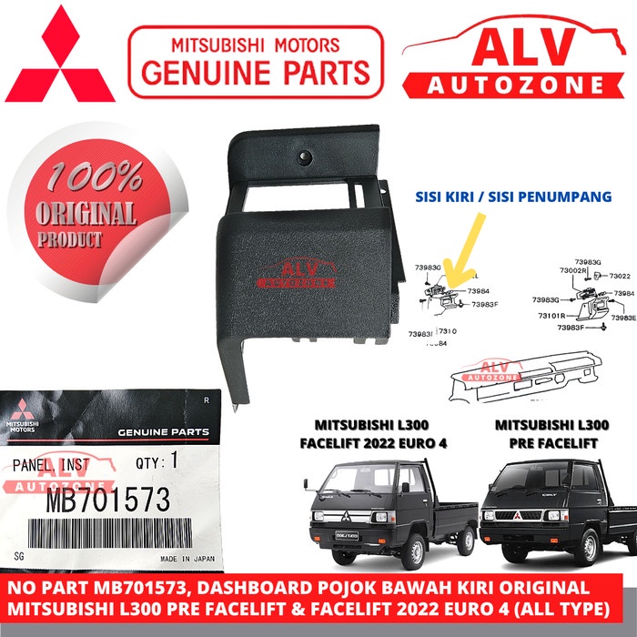 DASHBOARD DASBOR POJOK BAWAH KIRI ORIGINAL MITSUBISHI L300 MB701573