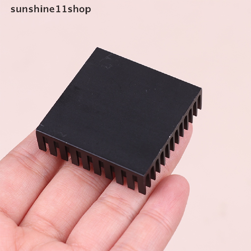 Sho 1Pc 40x40x10MM 3D Printer Motor Heatsink Hitam Gold Radiator Untuk Motor MK7/MK8 N