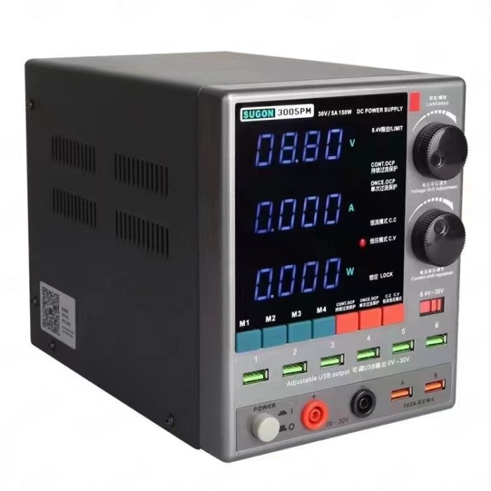 SUGON Power Supply 30V 5A PSU Digital With Memory Function 4 Digit LAB