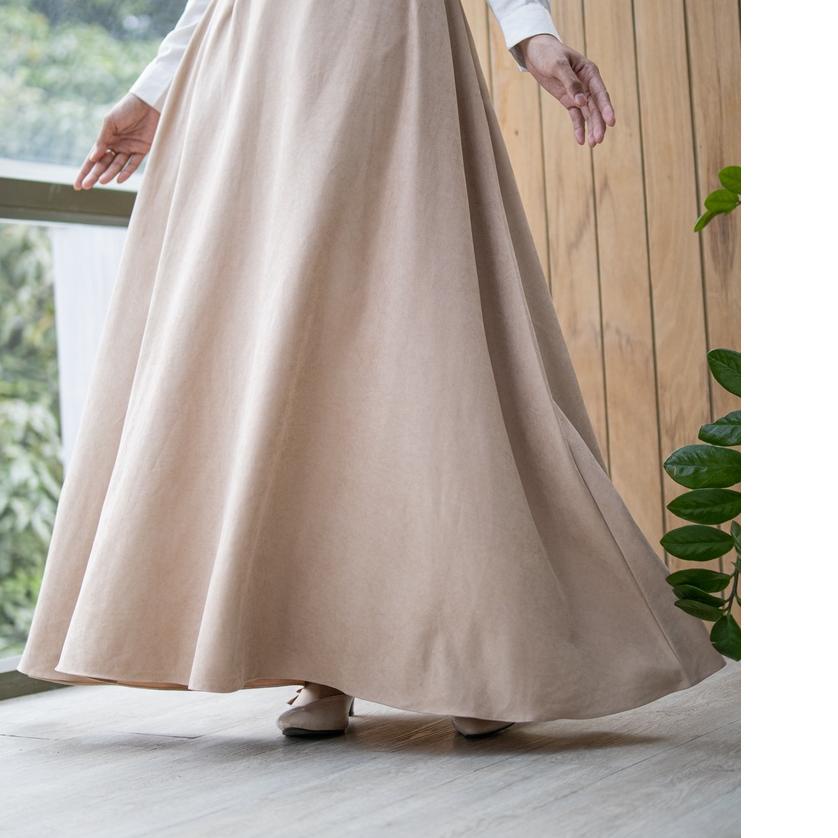❆ Ashana Skirt | Zysku Xena | Rok Basic Lebar Marino Suede ❄