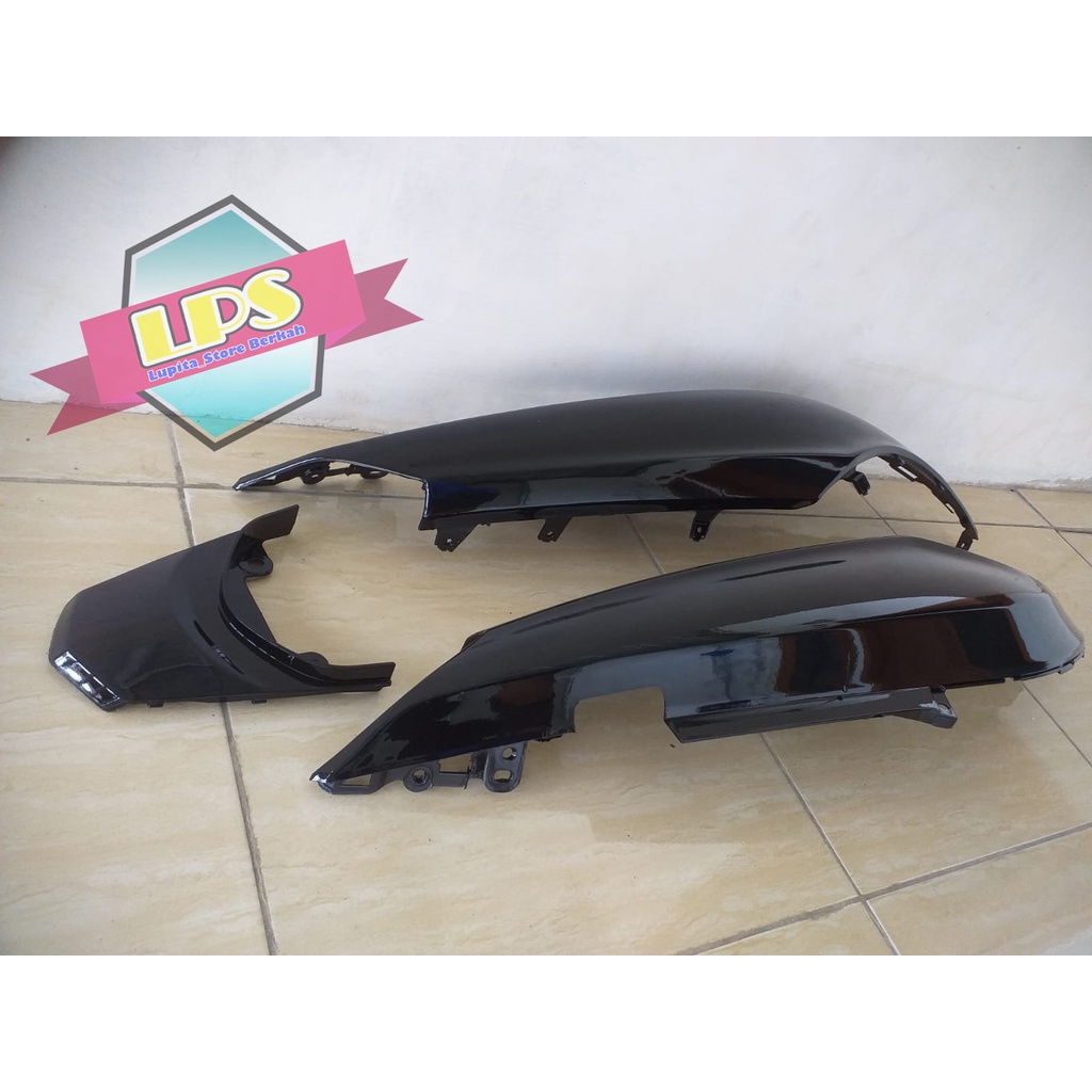 Body Samping Mio J Mio GT + Pet Stop Tutup  Body Belakang Warna Hitam Termurah