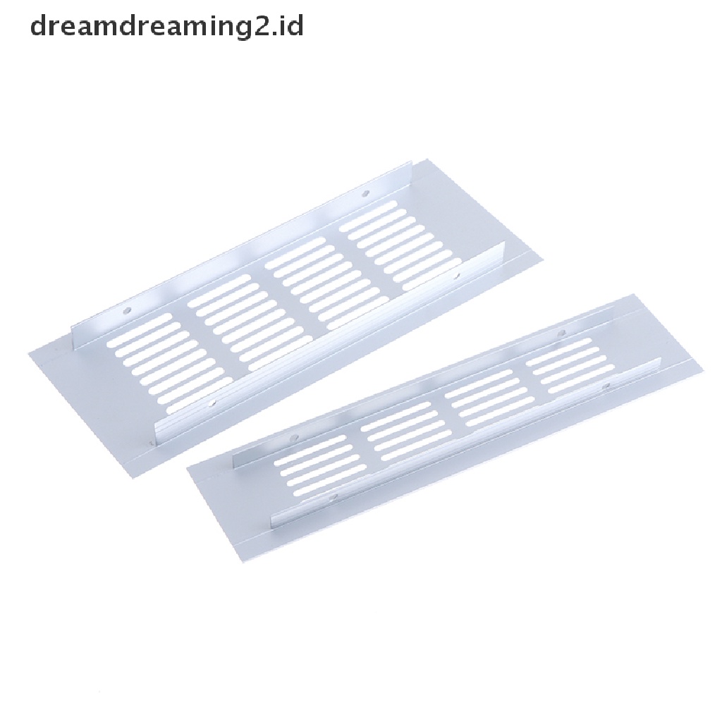(dream) 1pc Aluminium Alloy Lubang Angin Berlubang Lembaran Ventilasi Udara Plat Lubang Kisi-Kisi Ventilasi.