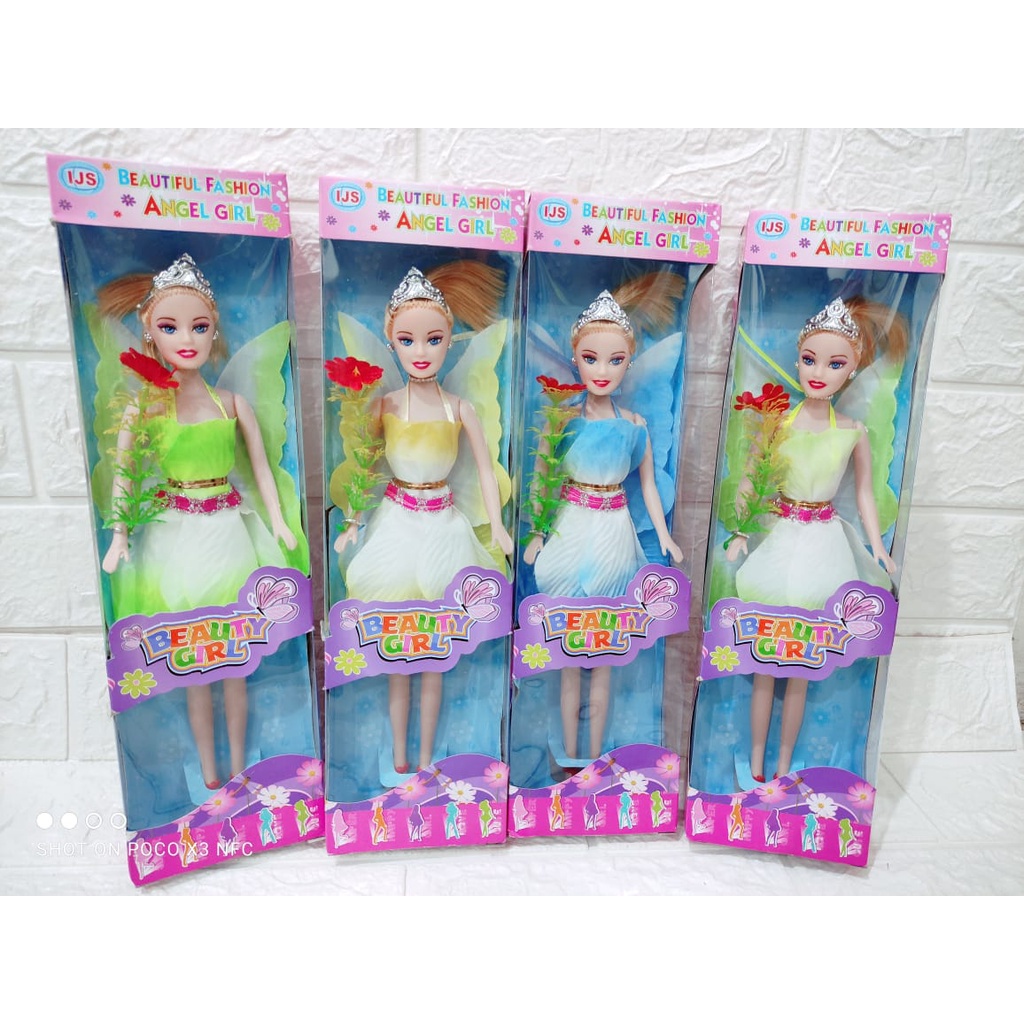 Boneka Charming Bersayap/ Mainan Anak Boneka Barbie Sayap