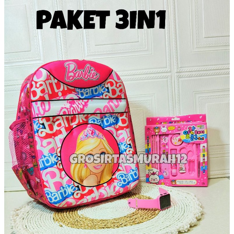 TAS BERBI TAS RANSEL ANAK PEREMPUAN/TAS SEKOLAH ANAK /TAS KARAKTER