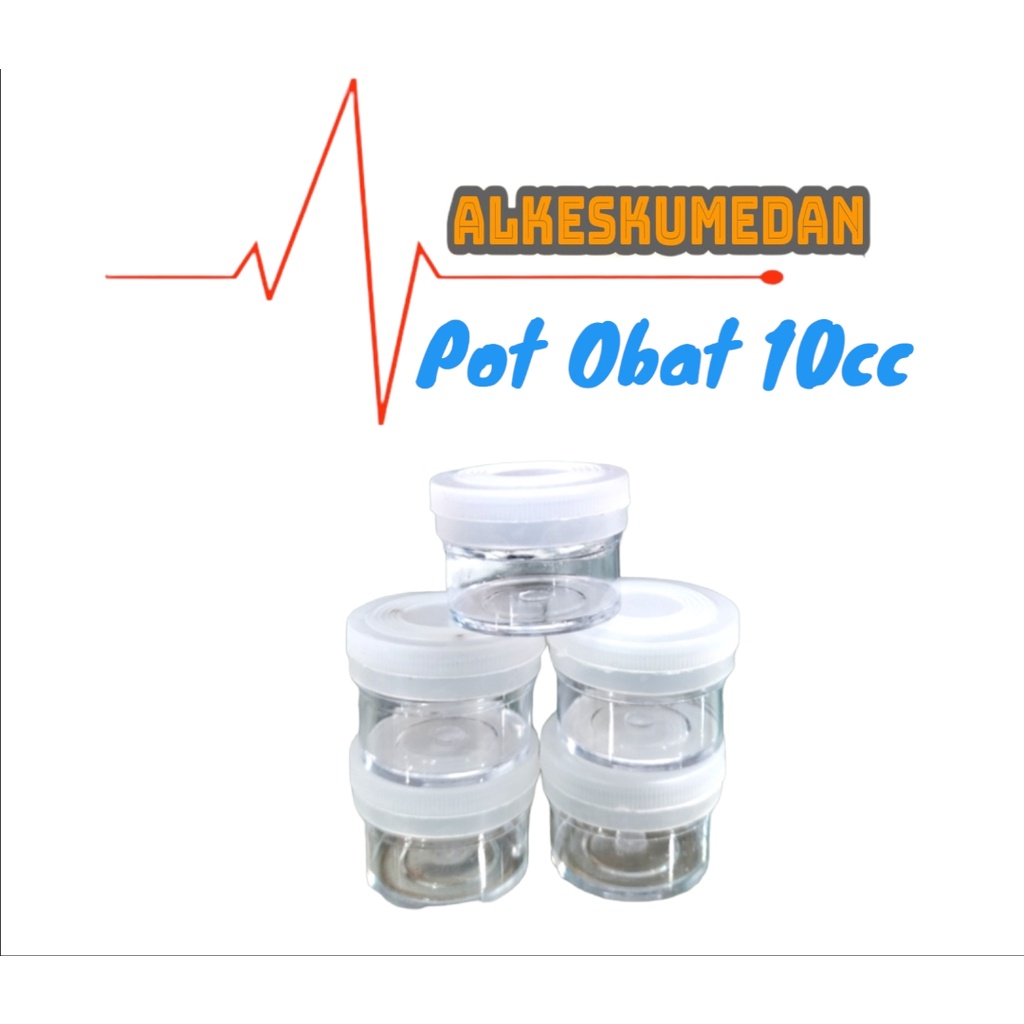 Pot Kosong/Pot Cream Kosong/Pot Obat 10cc