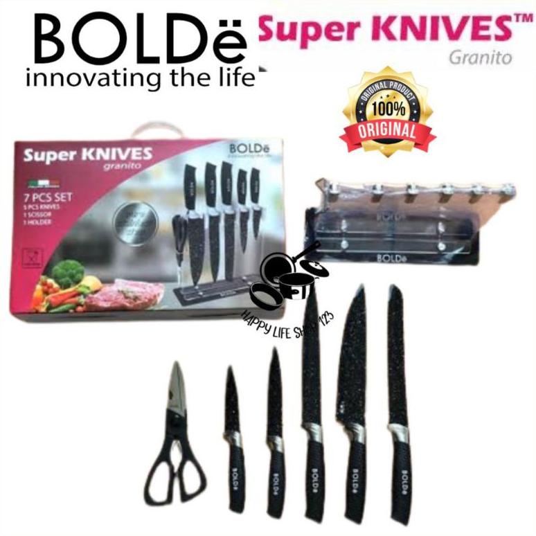 BOLDE Super Knives Pisau set Granito / Pisau Set BOLDE