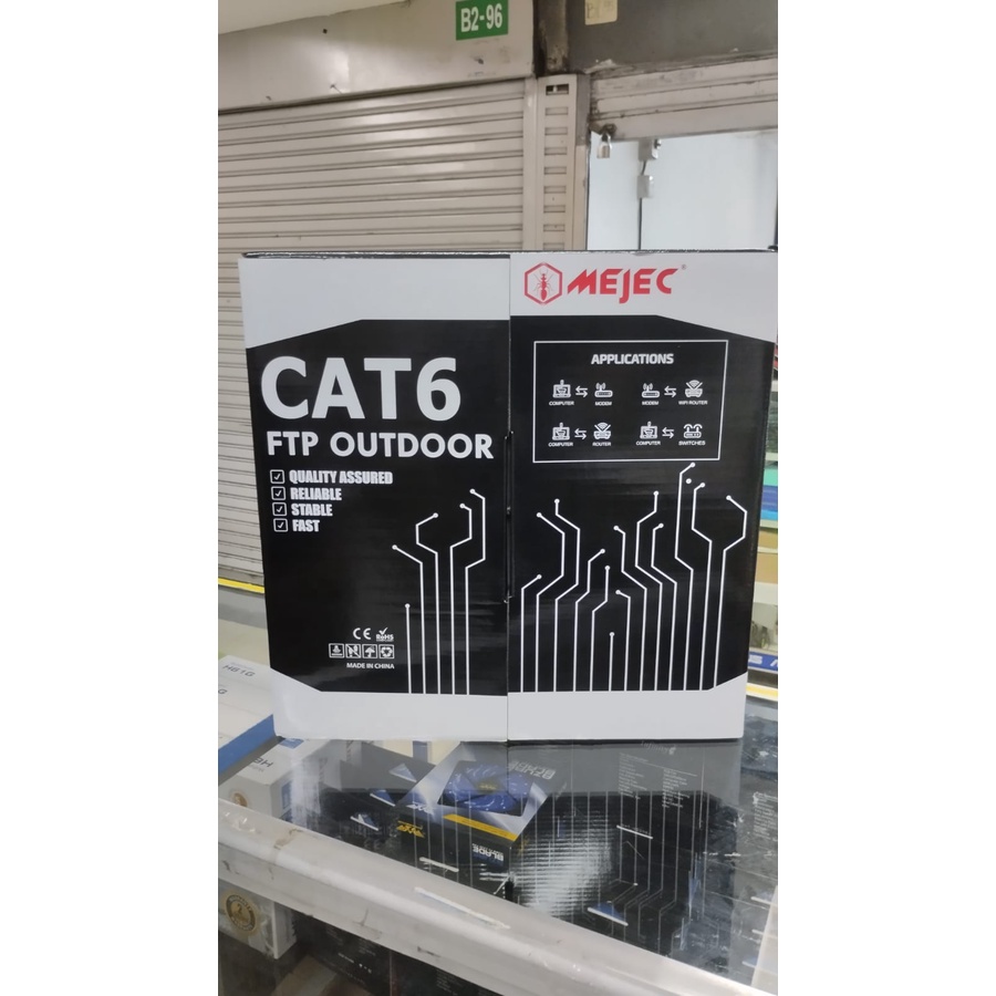 KABEL LAN FTP STP MEJEC Cat 6 OUTDOOR 1 ROLL 305M