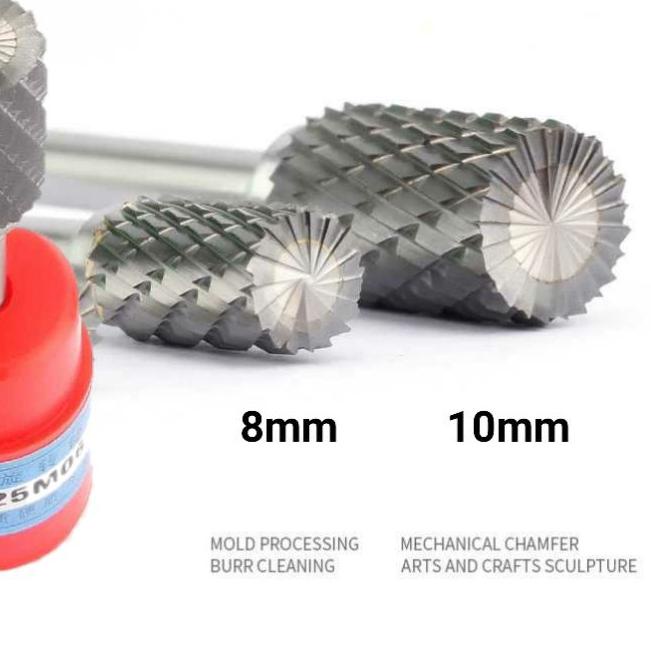 ➥ Mata Tuner Porting Besar Bor Ukir Baja Tungsten Rotary Burr File Shank 6mm ➲