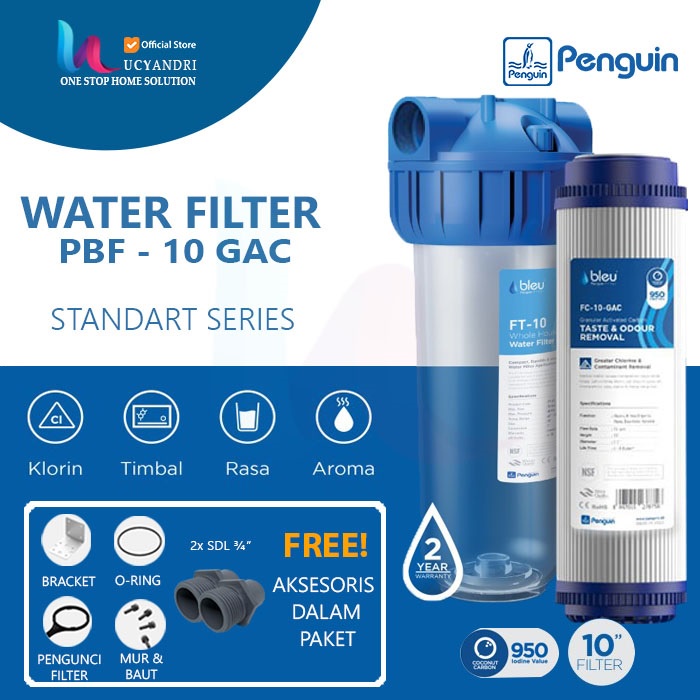 Filter Air Penguin PBF 10 GAC Water Filter - Granular Activated Carbon