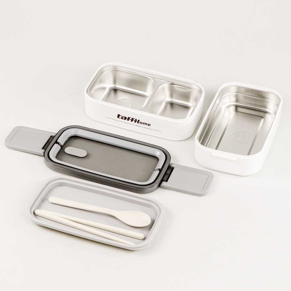 (BISA COD) FTIHSHP  Kotak Makan Bento Lunch Box Stainless Steel - J274