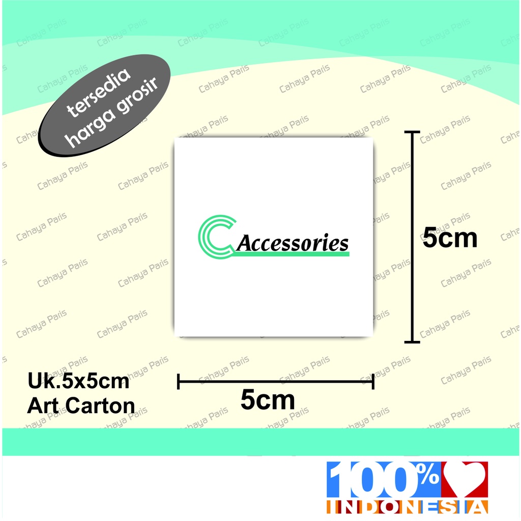 Alas Kemasan Aksesoris