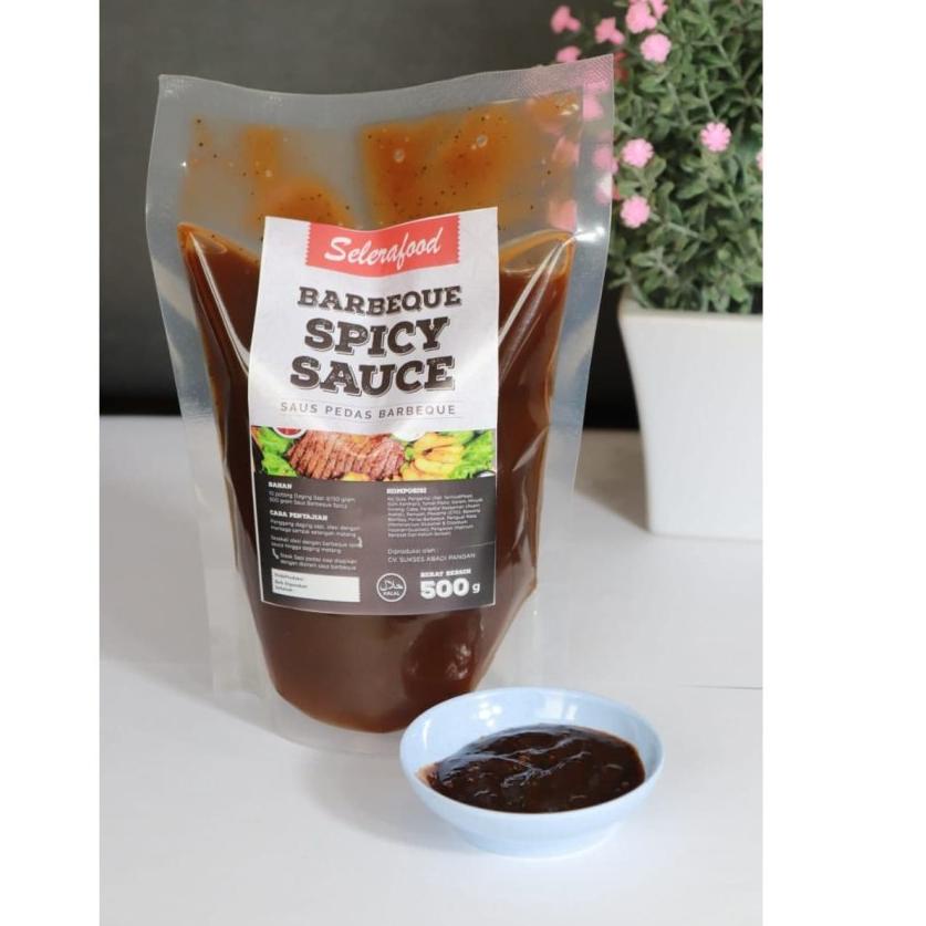 

➱ 2 Saus BBQ Spicy Selerafood isi 4 pack berat 500 gr/pack ♜
