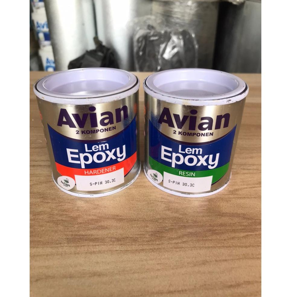 

K32 Lem Epoxy Avian 220 cc 340 gram kayu Besi logam Kaca SPECIAL PRICE モ