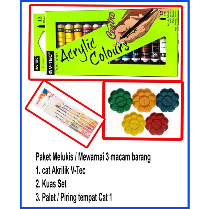 

DISKON/ Paket Mewarnai / Paket Melukis / Art set / Peralatan Melukis 1 set