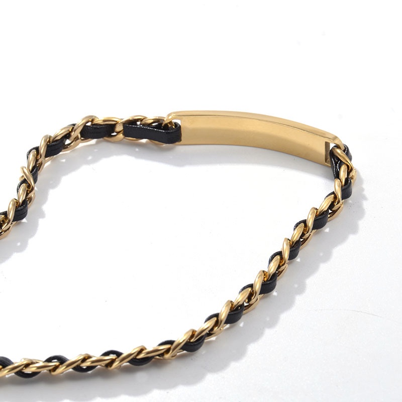 Kalung tebal leather black forever titanium anti karat harga grosir bisa cod harga grosir bisa bayar di tempat