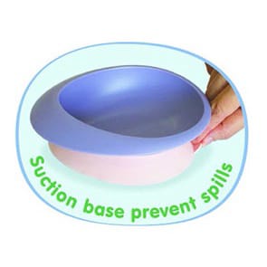 Baby Safe B354 Silicone Suction Bowl With Spoon/ Peralatan Makan Bayi MPASI