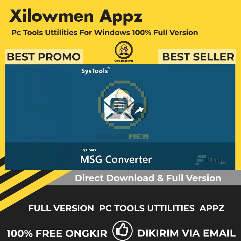 [Full Version] SysTools MSG Converter Pro PC Tools Software Utilities Lifetime Win OS