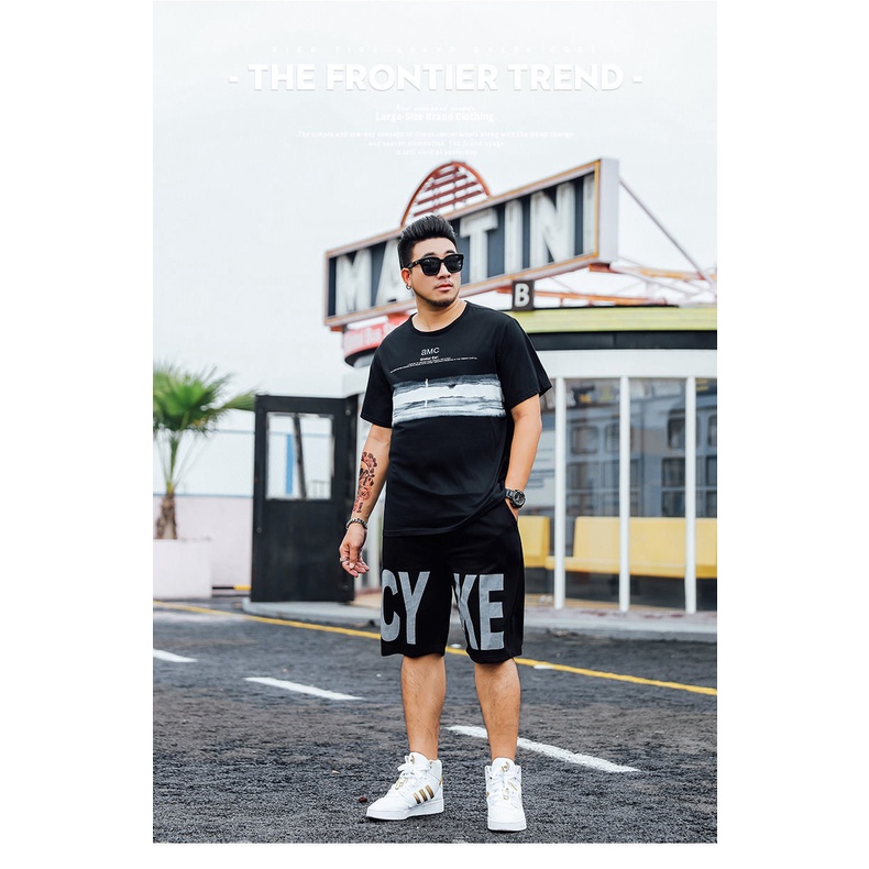 COD/AN/ outfit setelan pria distro size M|L,XL pakaian bandung setelan keren cyke-