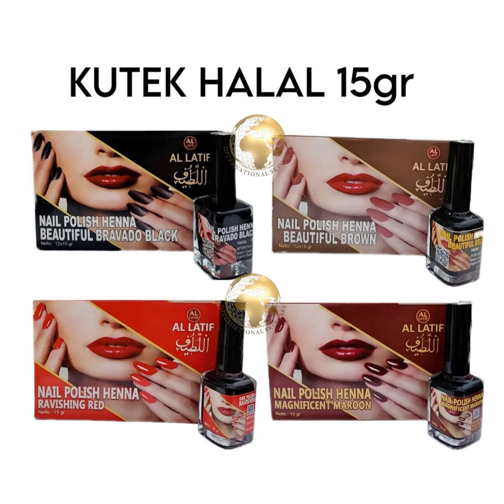 AL LATIF Nail Polish Henna - Kutek Halal Muslimah
