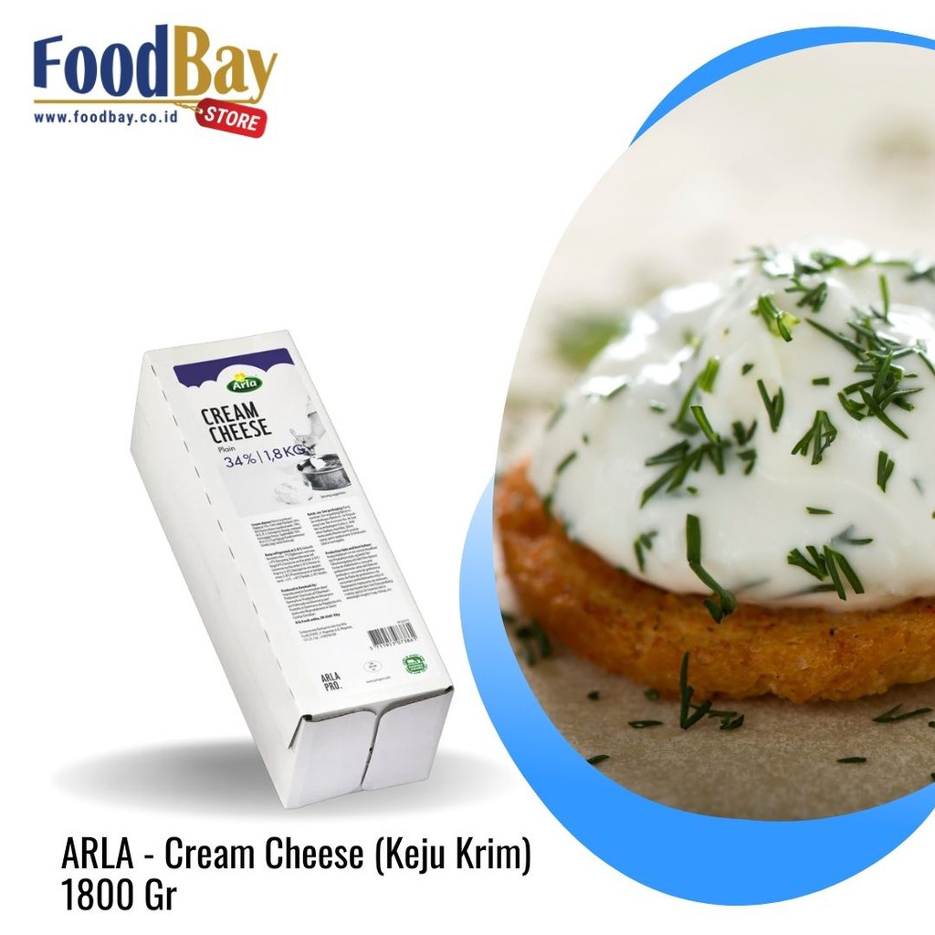 ARLA - Cream Cheese (Keju Krim) 1800 Gr