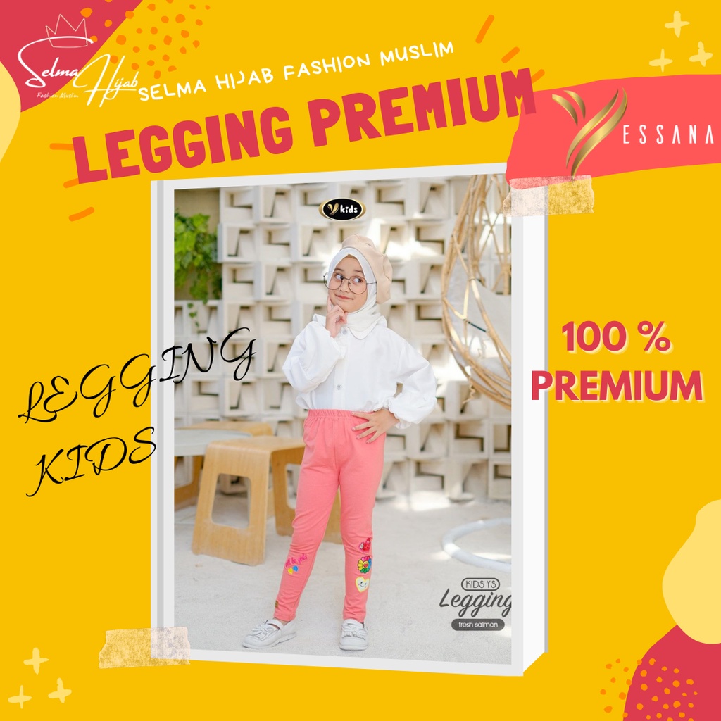 Yessana Inner Pants Rajut Celana Panjang Legging Wanita Cewek Anak Motif Murah Bahan Spandex Cotton Organic Premium