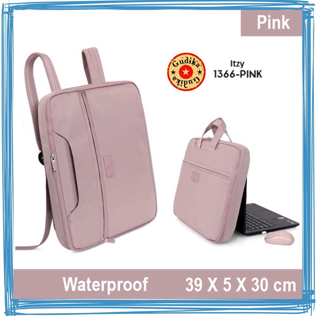 Bag Itzy GUDIKA 1366 - Backpack Tas Laptop Ransel Transformers 15 inch slim Bahan Waterproof Premium Import Korea