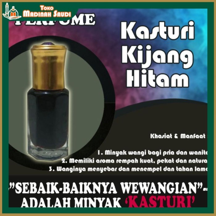 Minyak Wangi Kasturi Kijang Hitam Atau Deer Musk Oil