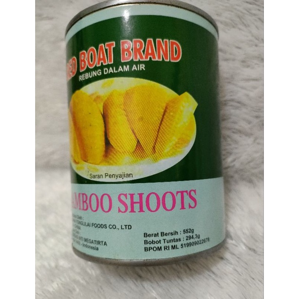 Red Boat Brand Bamboo Shoots/Rebung dalam Air 552 gr