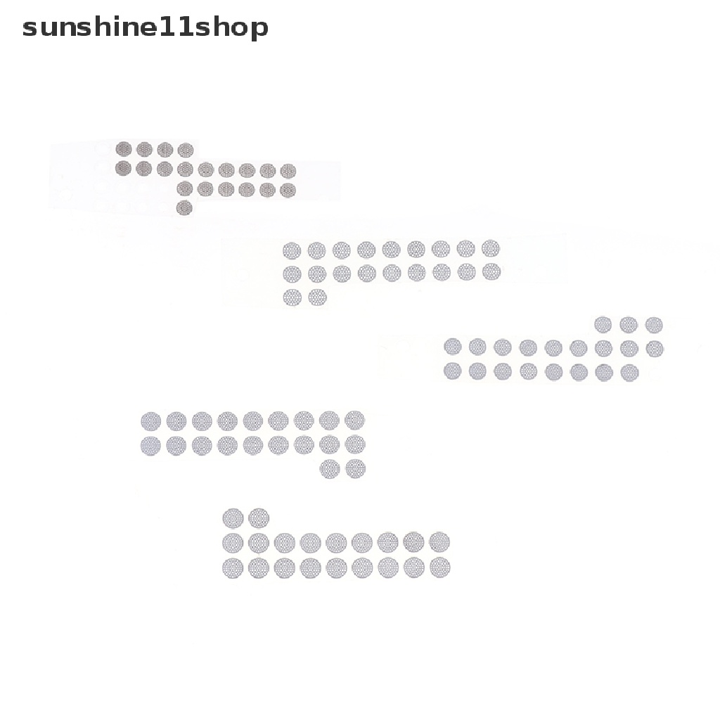 Sho 20Pcs In-ear Earphone Filter Dust Net Earbuds Jaring Baja Tahan Debu Dengan Lem 4.0-5.0mm N