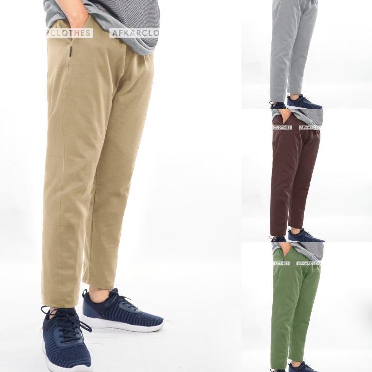 Special Price Celana Sirwal Pensil Slim Fit Pria Simpel Kasual SBA AFKAR